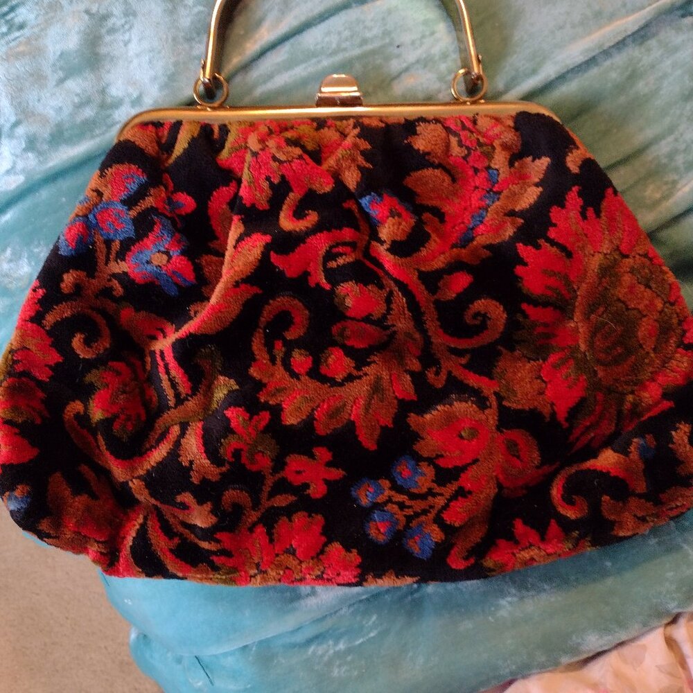 Vintage Carpet Bag Purse